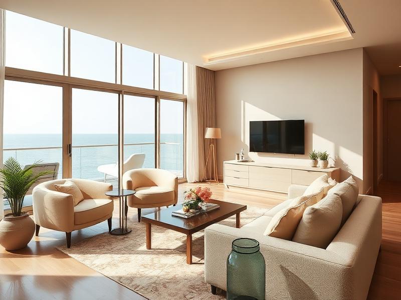 Duplex avec vue mer